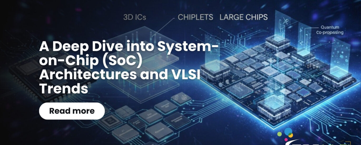 1. Continued CMOS Scaling with Advanced Lithography Moore’s Law may be slowing, but scaling has not stopped. Chapter 1 (page 2) explains how EUV (Extreme Ultraviolet) lithography, multi-patterning, and FinFET/GAA architectures push feature sizes below 3 nm, enabling denser and more complex SoCs. 2. The Impact of Dennard Scaling Slowdown Dennard scaling predicted that as transistors shrink, power density remains constant. However, below 5 nm, the chapter notes diminishing performance benefits—triggering: · new device structures · innovative integration techniques · smarter EDA (Electronic Design Automation) platforms 3. Heterogeneous Integration Becomes the Norm · SoCs of today combine: · digital cores · analog/mixed-signal blocks · RF transceivers · on-chip sensors · dense memories · specialized AI engines This allows each functional block to be realized in the most optimal technology. 4. Rise of Magnetic RAM and Non-Volatile Memory The book highlights new memory technologies such as STT-MRAM, SOT-MRAM, and VCMA-MRAM (page 4), likely to complement or replace SRAM caches in future designs. 5. Edge AI and Real-Time Inference With 5G, smart wearables, AR/VR, and autonomous systems, SoCs must perform AI inference on the edge—not in the cloud. The chapter states that analog compute-in-memory and domain-specific accelerators are key emerging directions. 6. Wafer-Scale SoCs The Cerebras wafer-scale AI chip is highlighted as an example of going "beyond chips to entire wafers" for extreme compute workloads. 7. Scalable Multi-Core CPU Fabrics Cloud/datacenter systems demand horizontally scalable architectures—breaking compute, memory, and I/O into modular partitions. 8. 3D-IC and Chiplet Architectures Chiplets stacked vertically using TSVs (Through-Silicon Vias) or silicon interposers form hybrid systems with unmatched flexibility. Chapter 1 explains that heterogeneous chiplets bring RF, memory, compute, and sensors together efficiently.