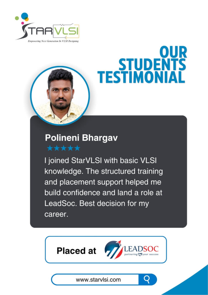 45 student placement top vlsi training institute