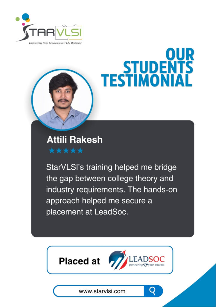 45 student placement top vlsi training institute