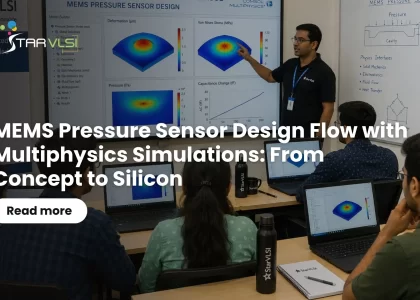MEMS Pressure Sensor Design Flow with Multiphysics Simulations